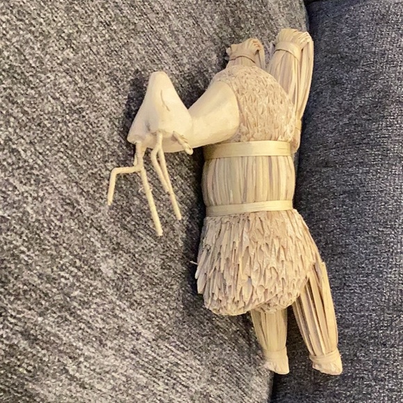 Corn husk & wooden Deer. - Picture 6 of 7